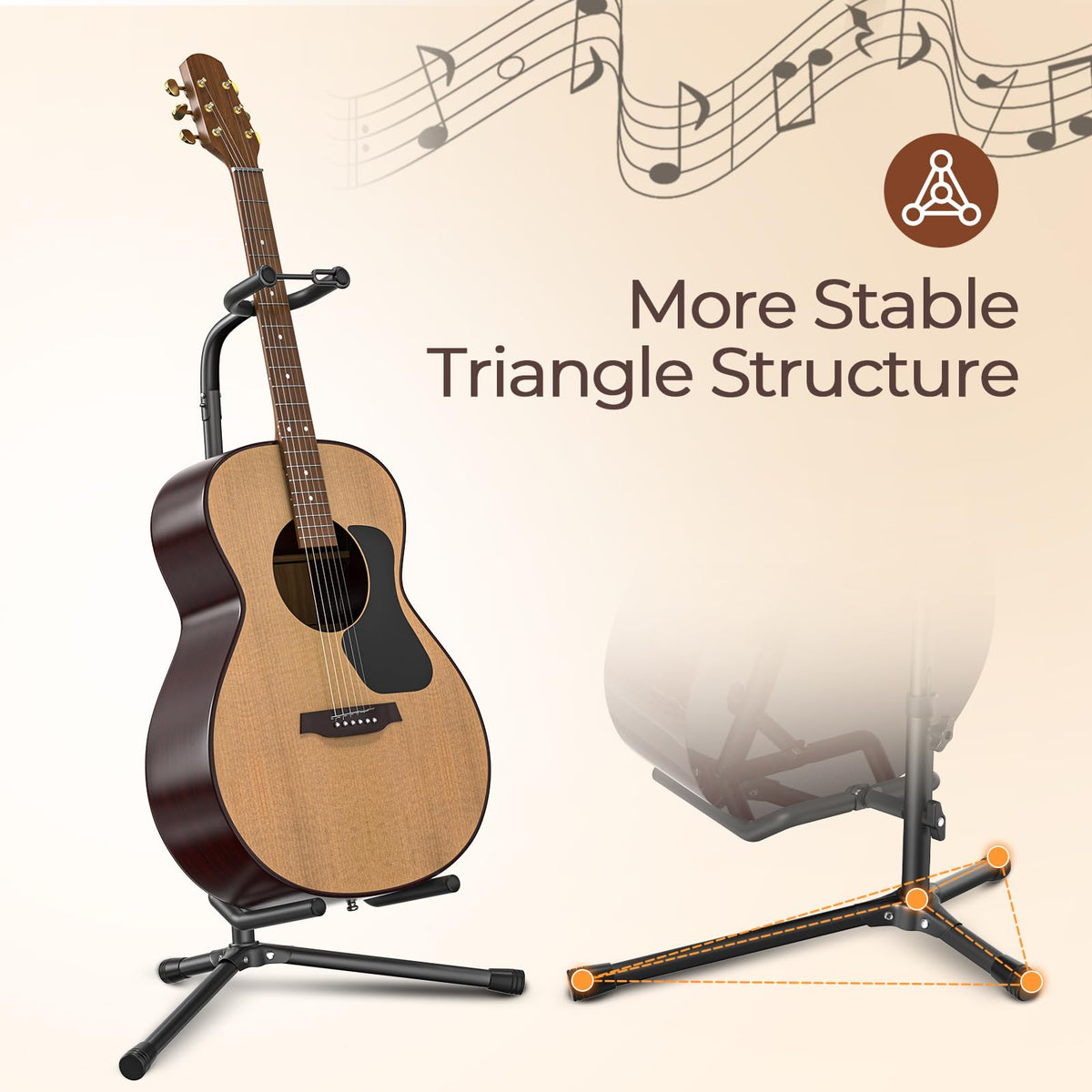 Adjustable Folding Guitar Stand J3182