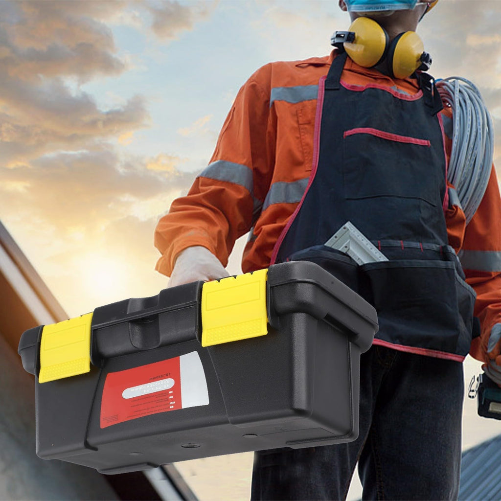 10 Inch Plastic Toolbox with 2-Layer Organization K649905