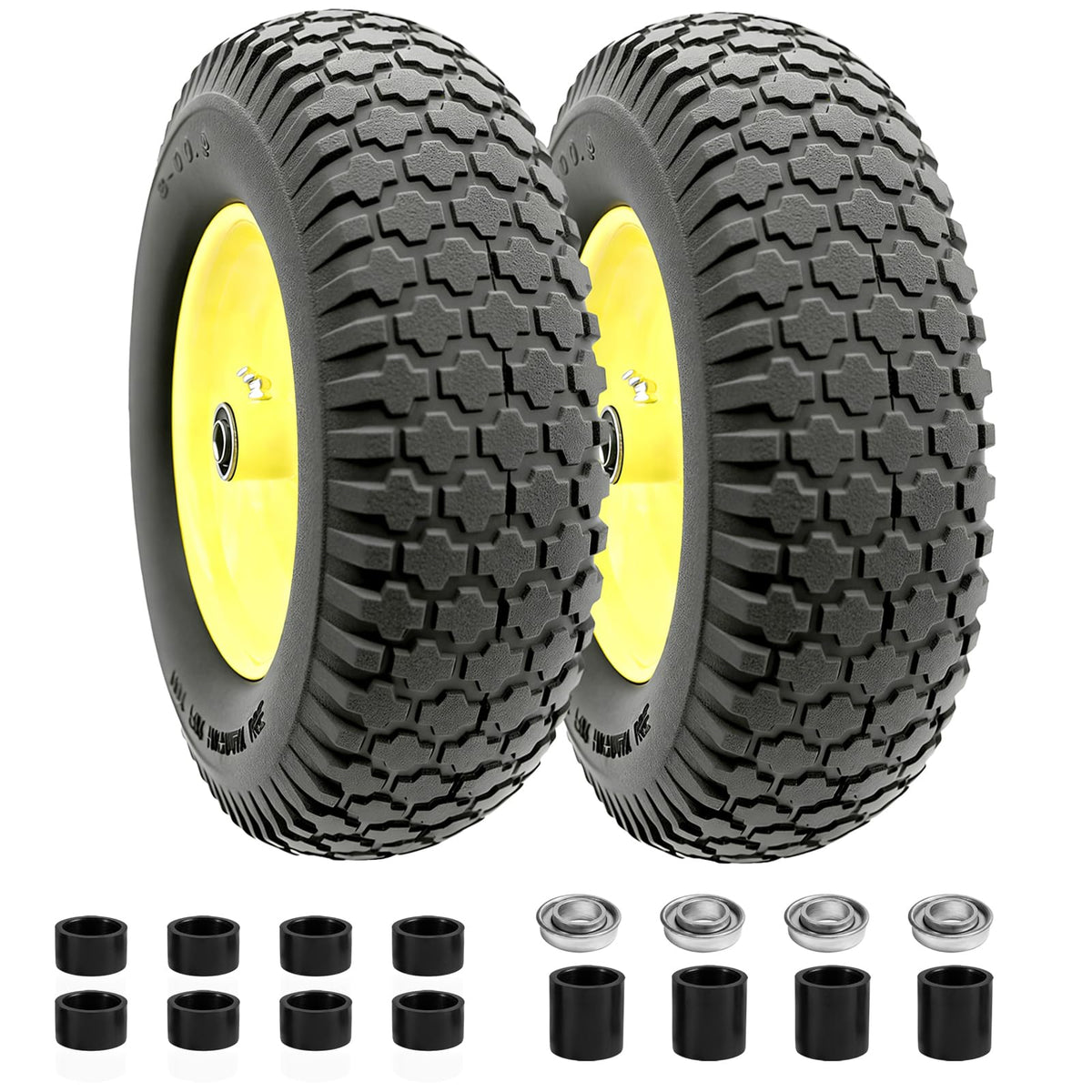 16 Inch Flat Free Wheelbarrow Tire and Wheel 2 Pack R4263