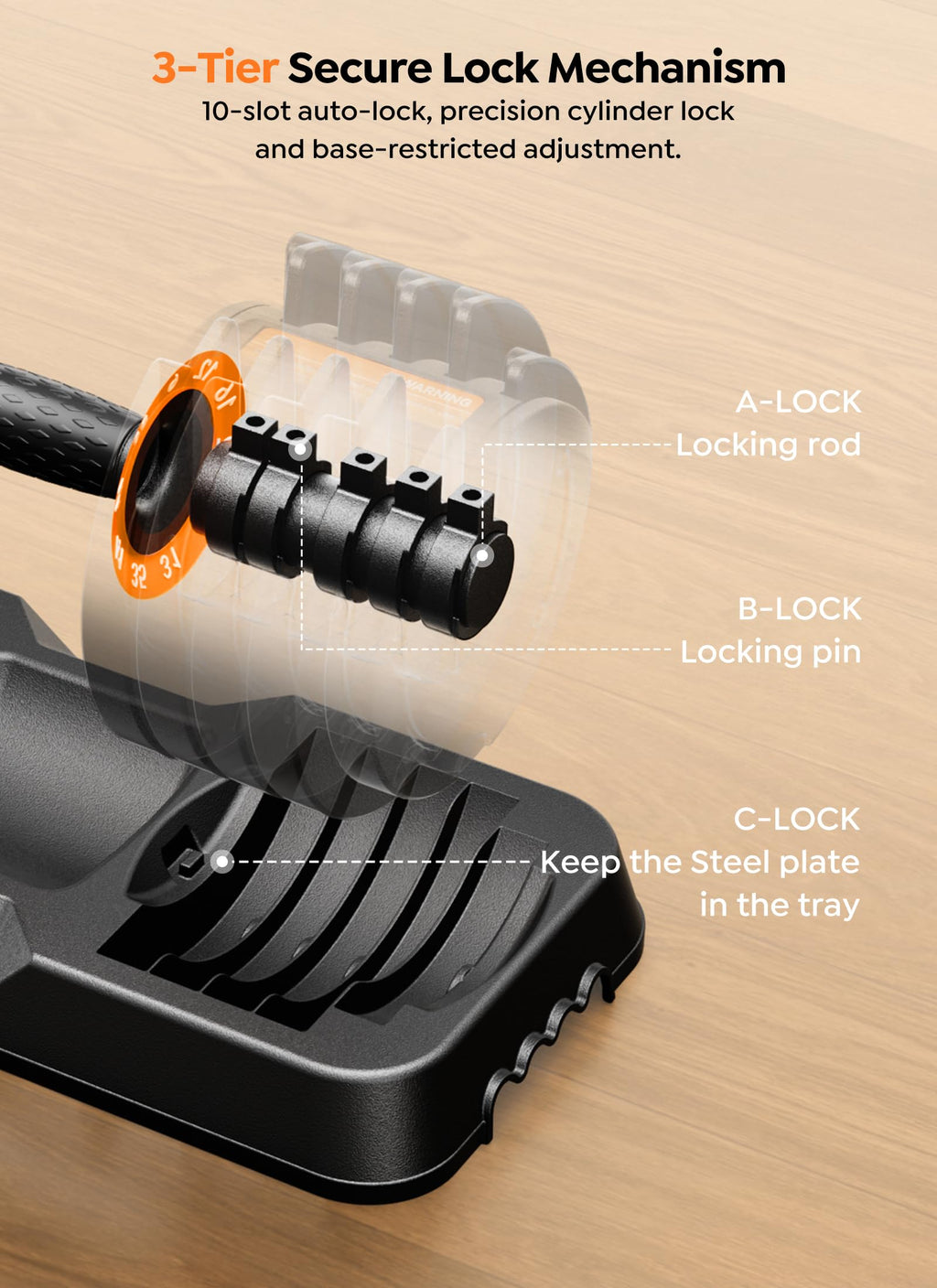 Adjustable Dumbbell Set of 2 W74095