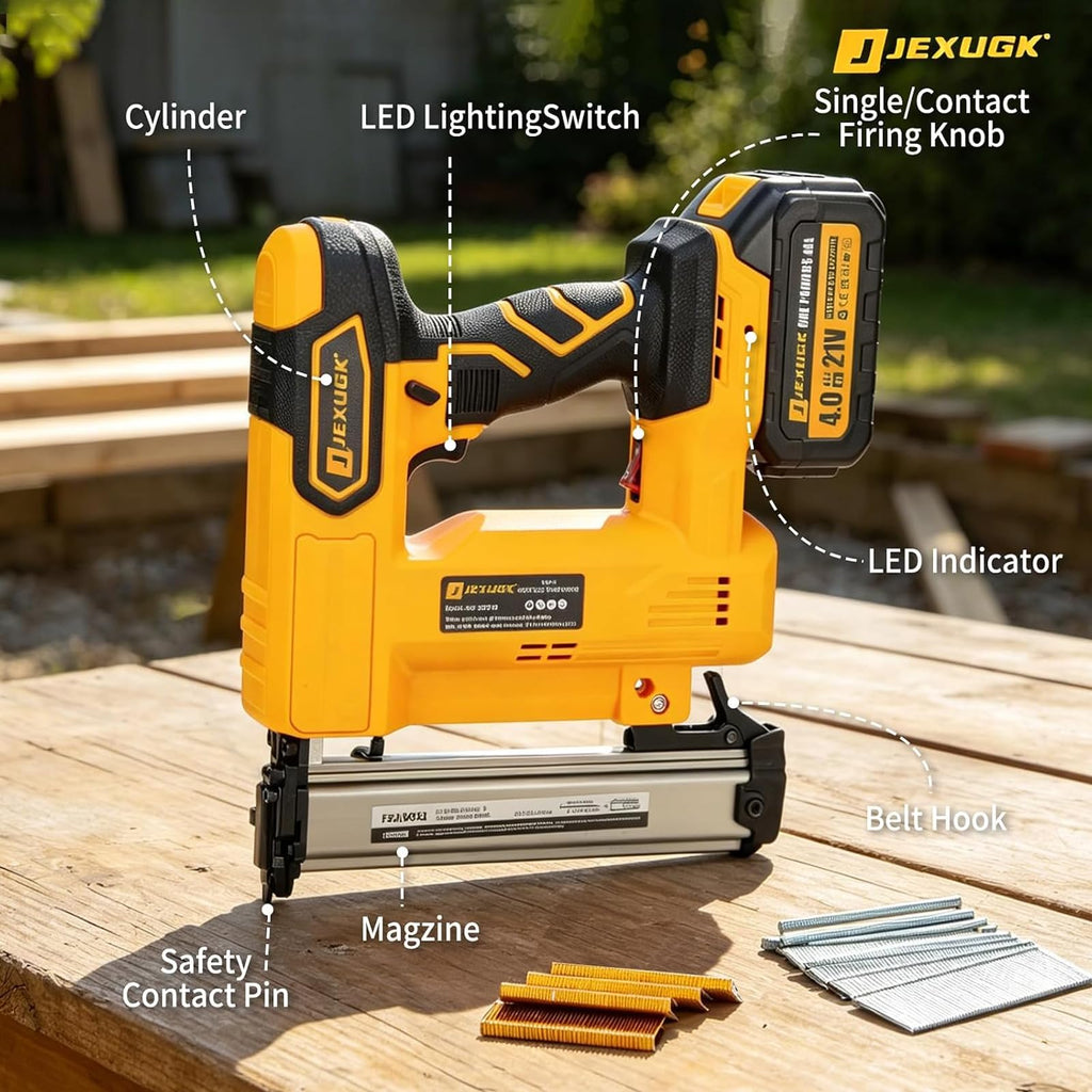 Cordless Nail Gun with Battery W2681