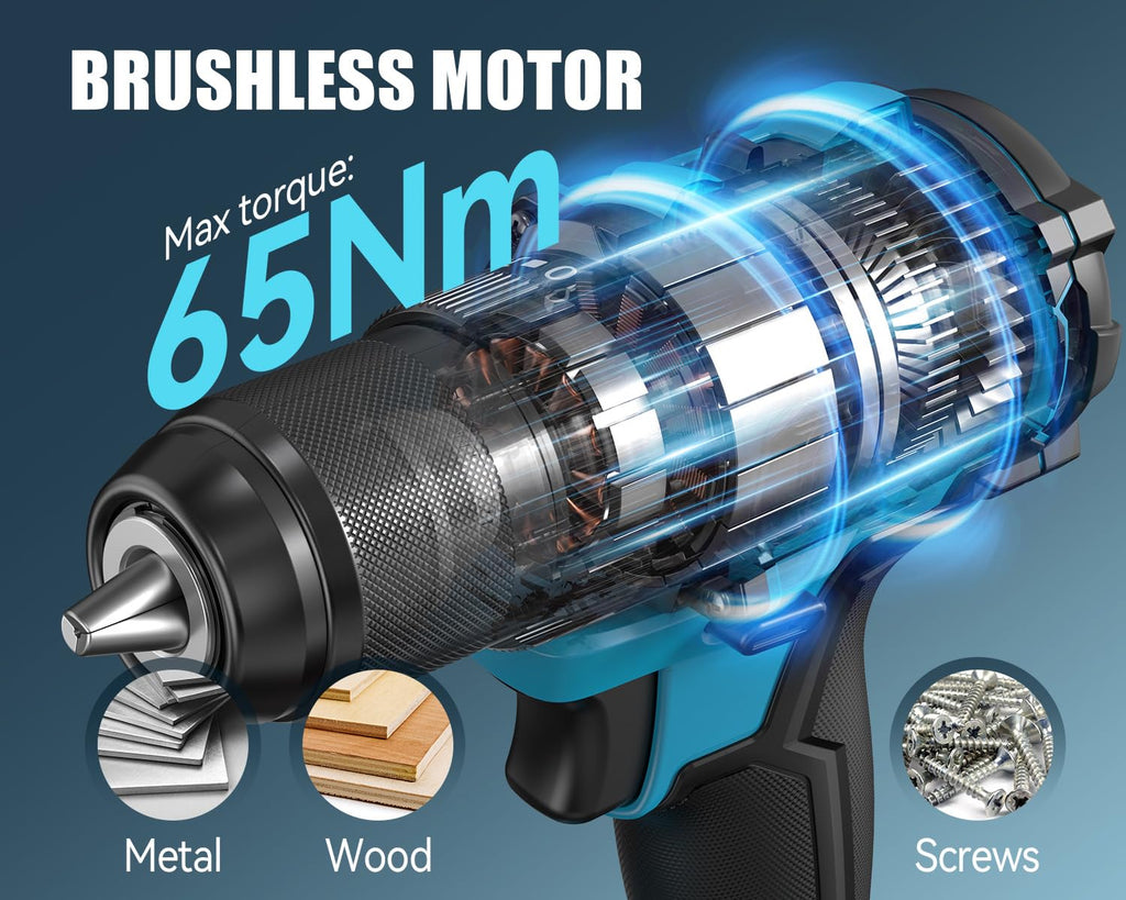 20V Cordless Drill with 65N.m High Torque L288094