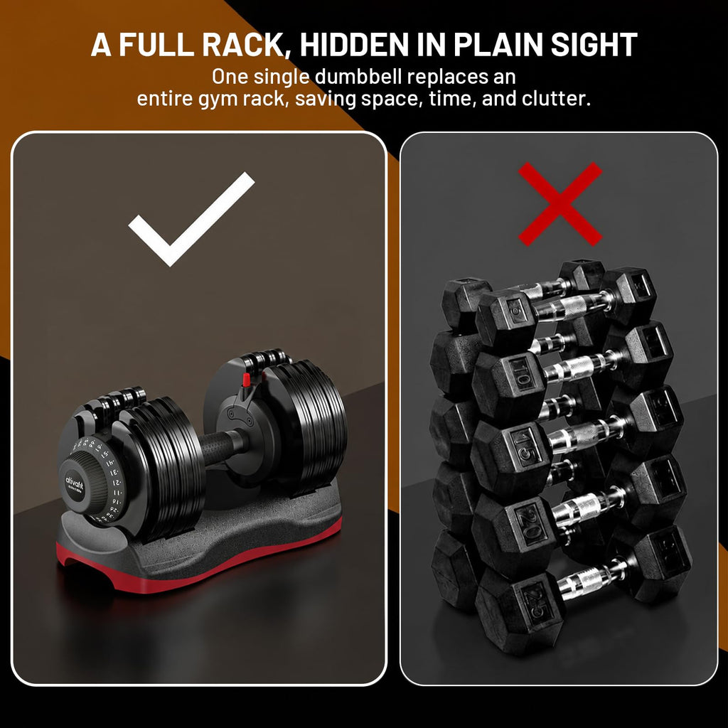 Adjustable Dumbbells Set 5–88LB Y991043