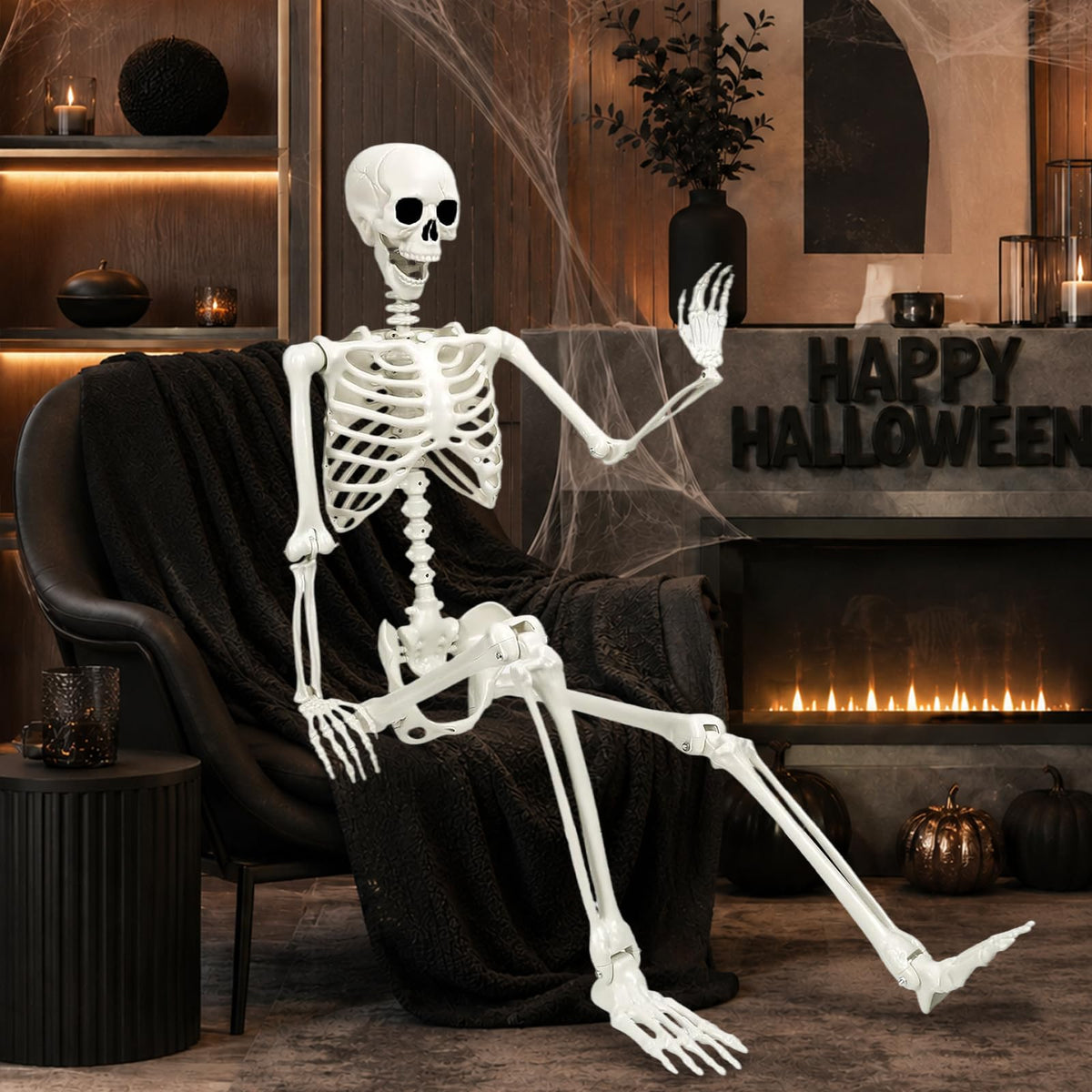 Life Size Posable Skeleton Decorations H92500