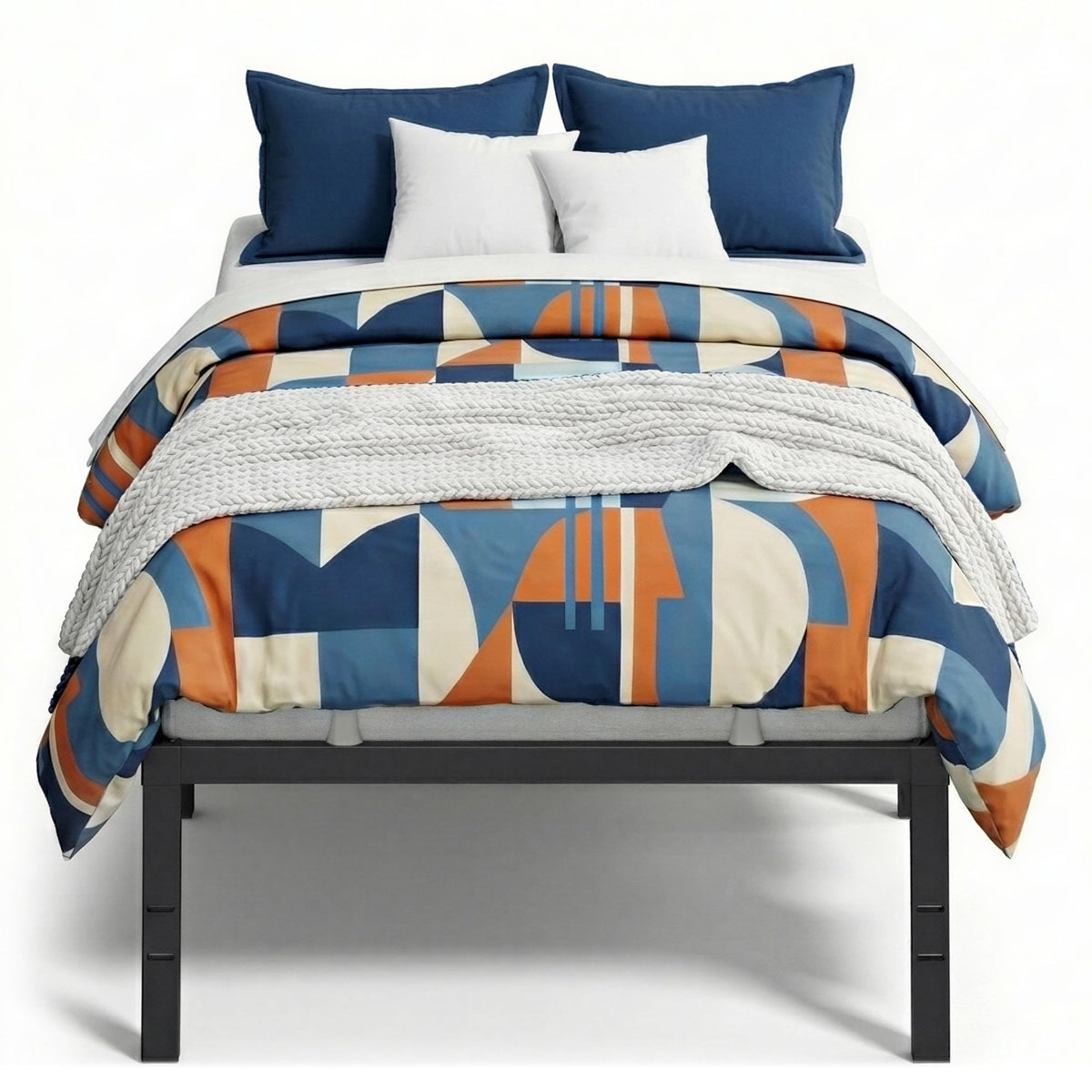 Twin Metal Bed Frame U497