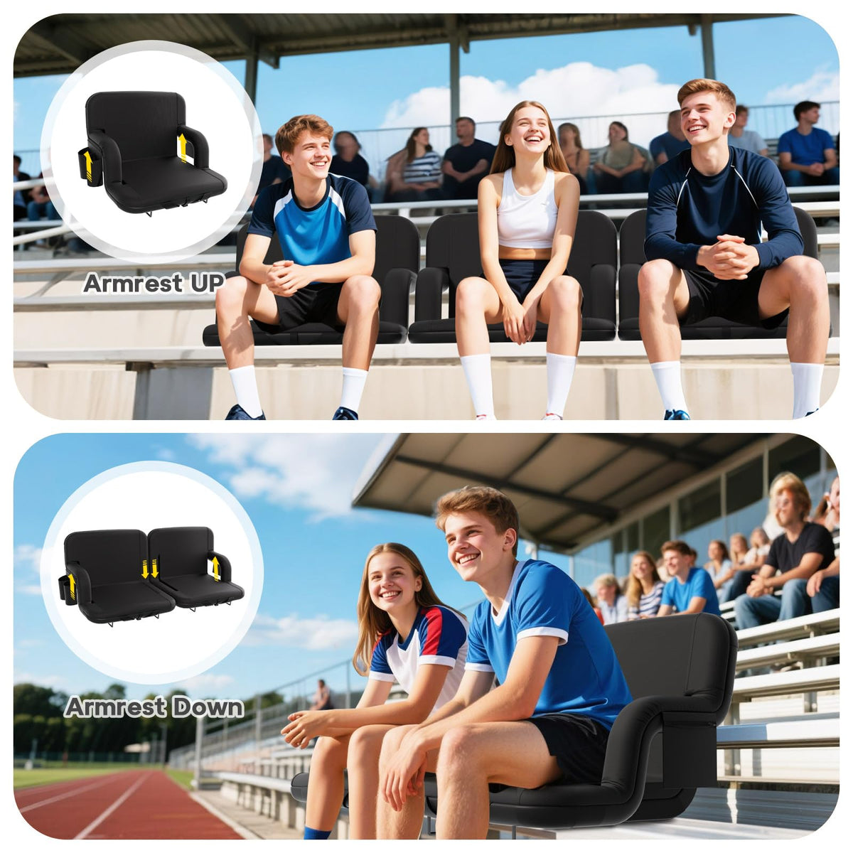 Stadium Seat with Back Support J901530