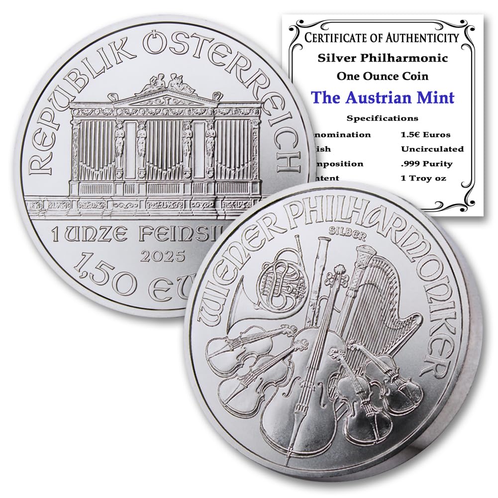 1 oz Austria Silver Philharmonic G626