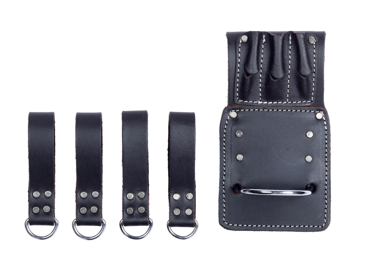 Brown Leather 22-Pocket Tool Belt O493915
