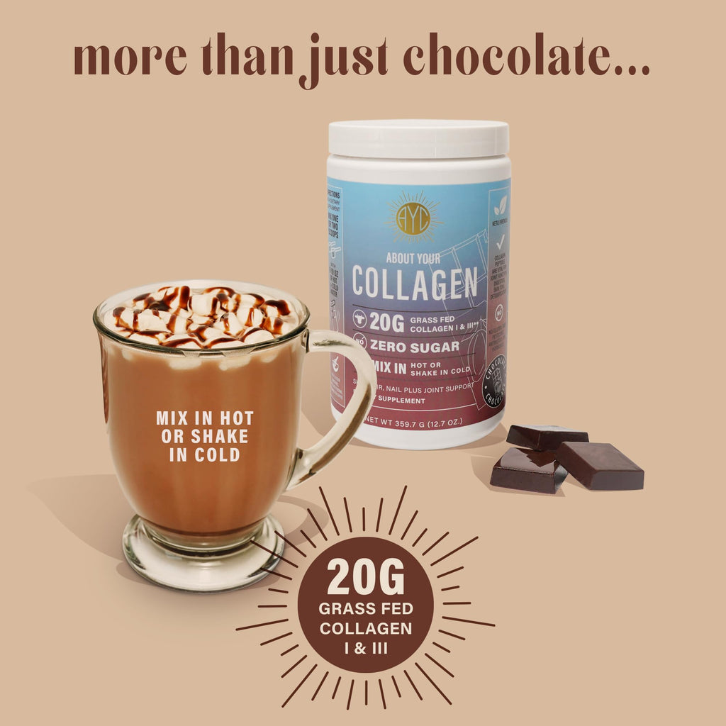 Chocolate Hydrolyzed Type 1&3 Collagen Peptides Powder T44844