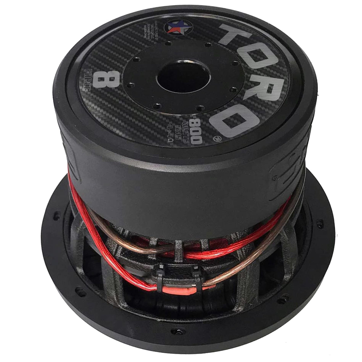 8" Car Subwoofer 800W RMS Dual 4Ω 2.5" Voice Coil R1560