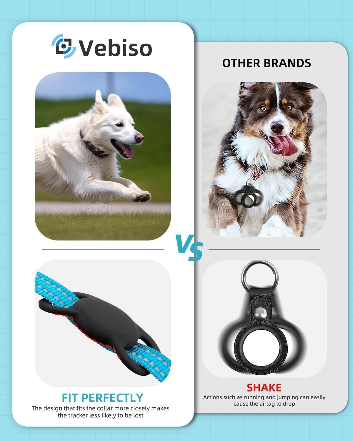 Smart GPS Dog Collar 2 Pack F228982