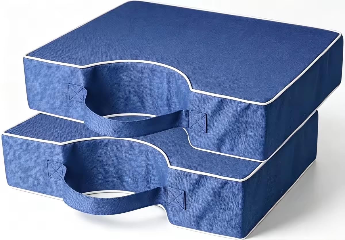 Portable Waterproof Oxford Foldable Stadium Seat Cushions 2PCS N937476