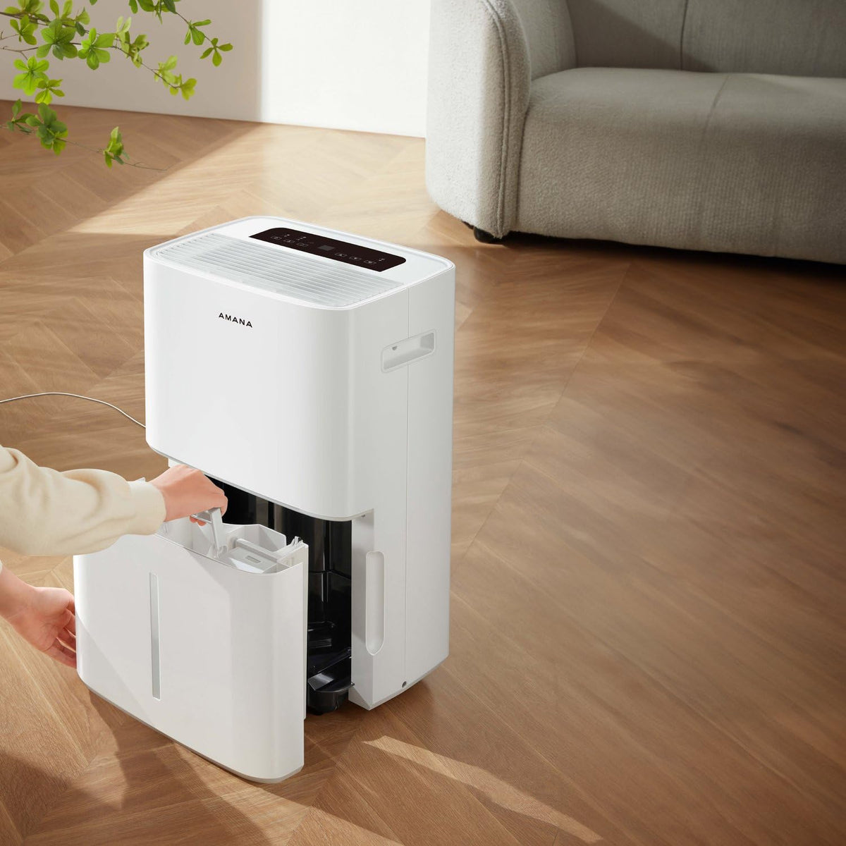 50-Pint Dehumidifier with 3 Speeds and Timer A411