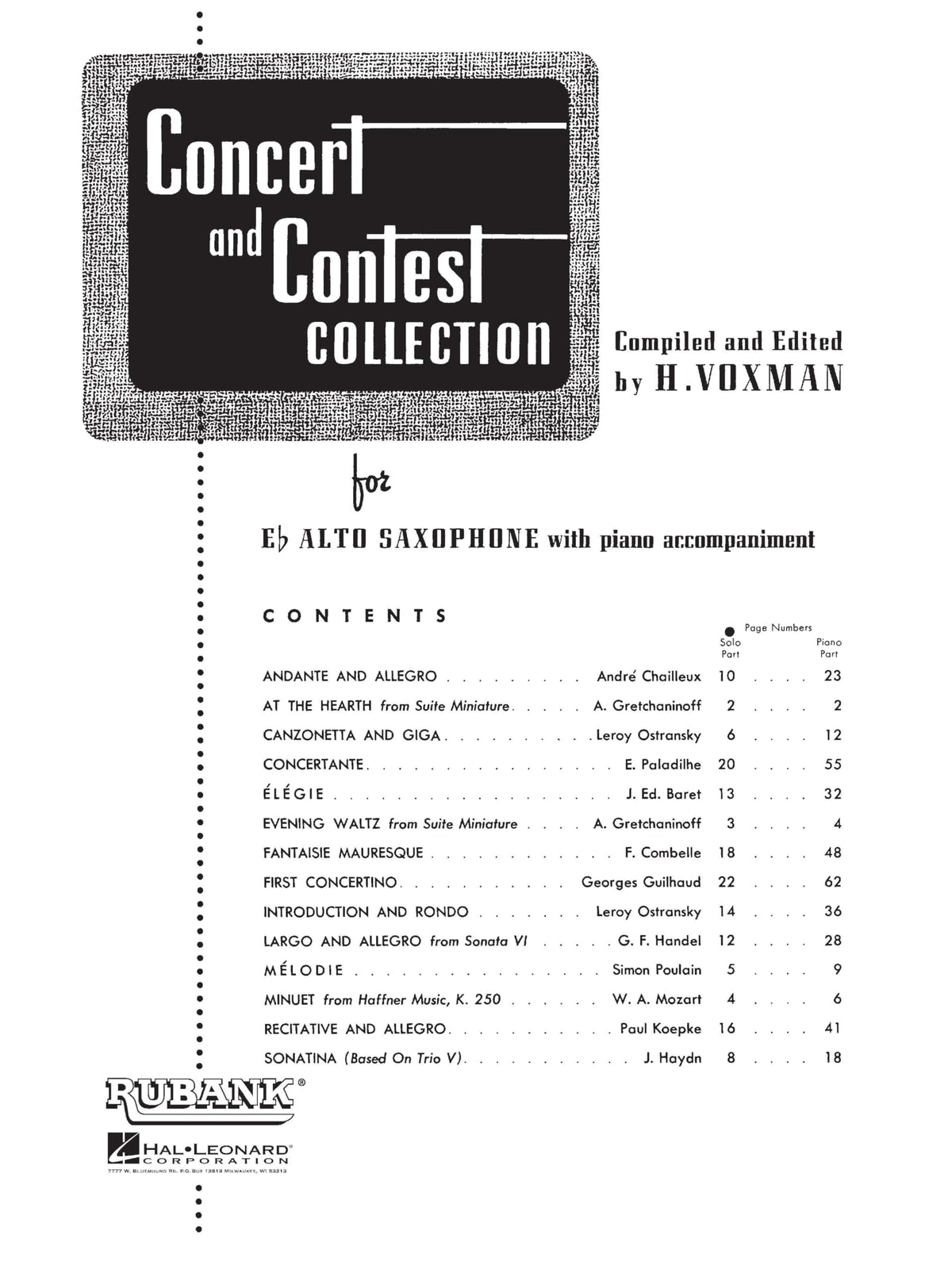 Alto Saxophone Songbook and Sheet Music Z127088