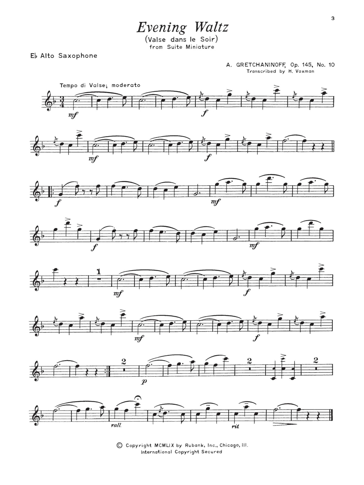 Alto Saxophone Songbook and Sheet Music Z127088