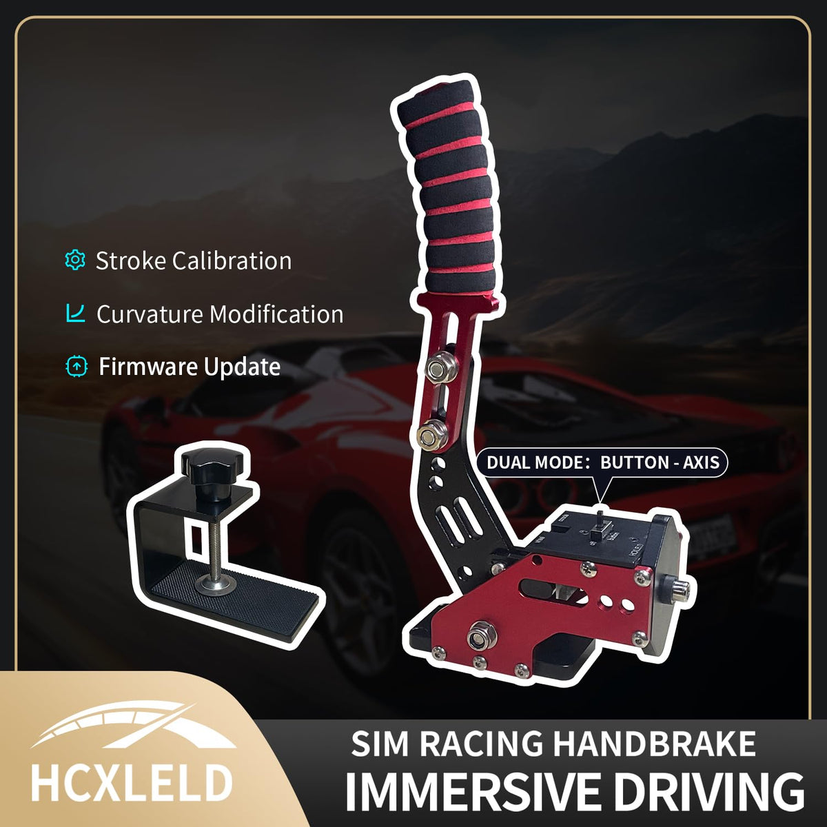 Sim Racing Handbrake with Table Clamp R427298