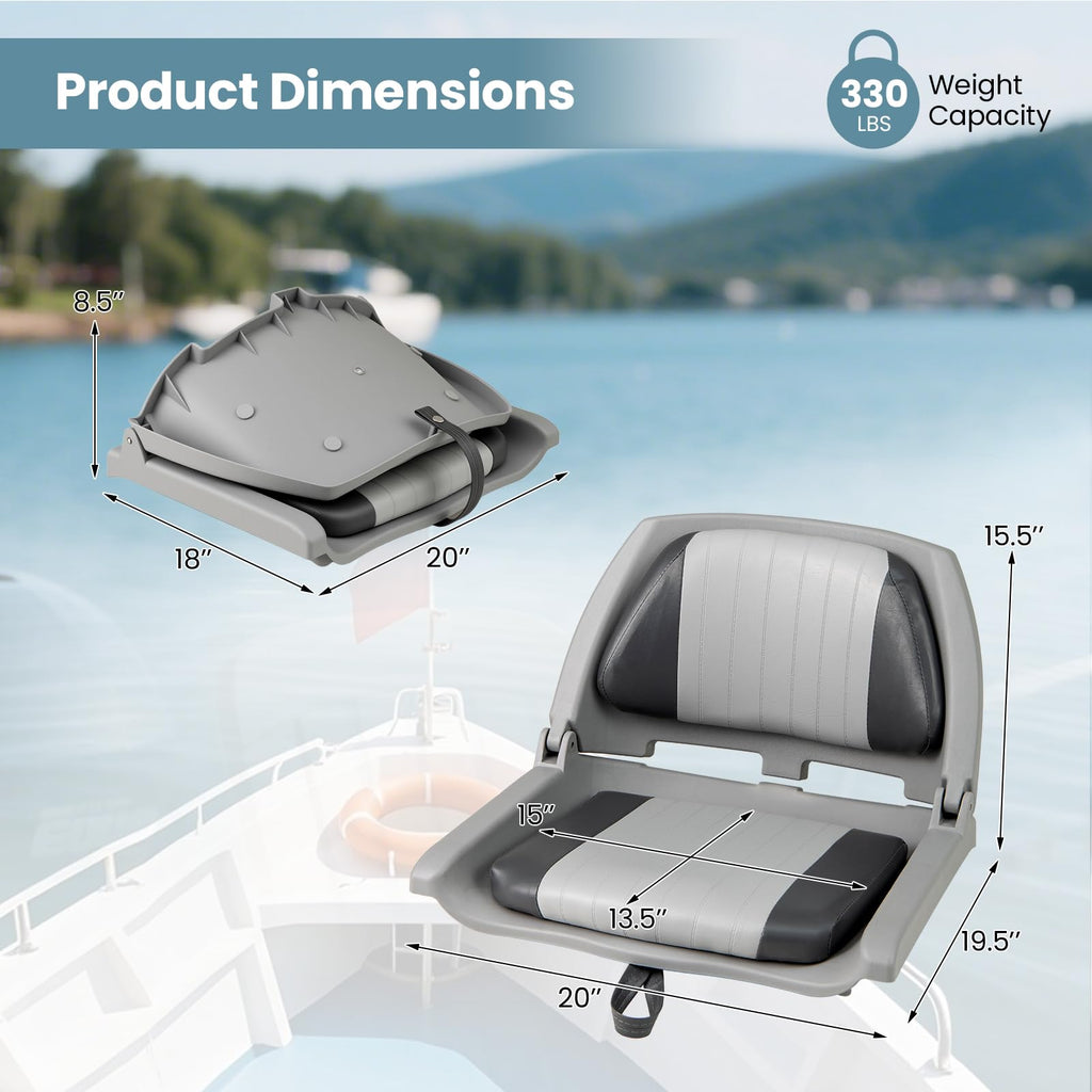 Folding Low Back Boat Seats B36014