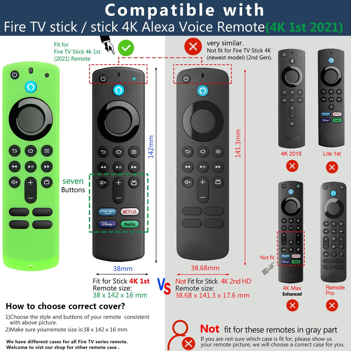 Silicone Remote Cover Case with Wrist Strap O2416