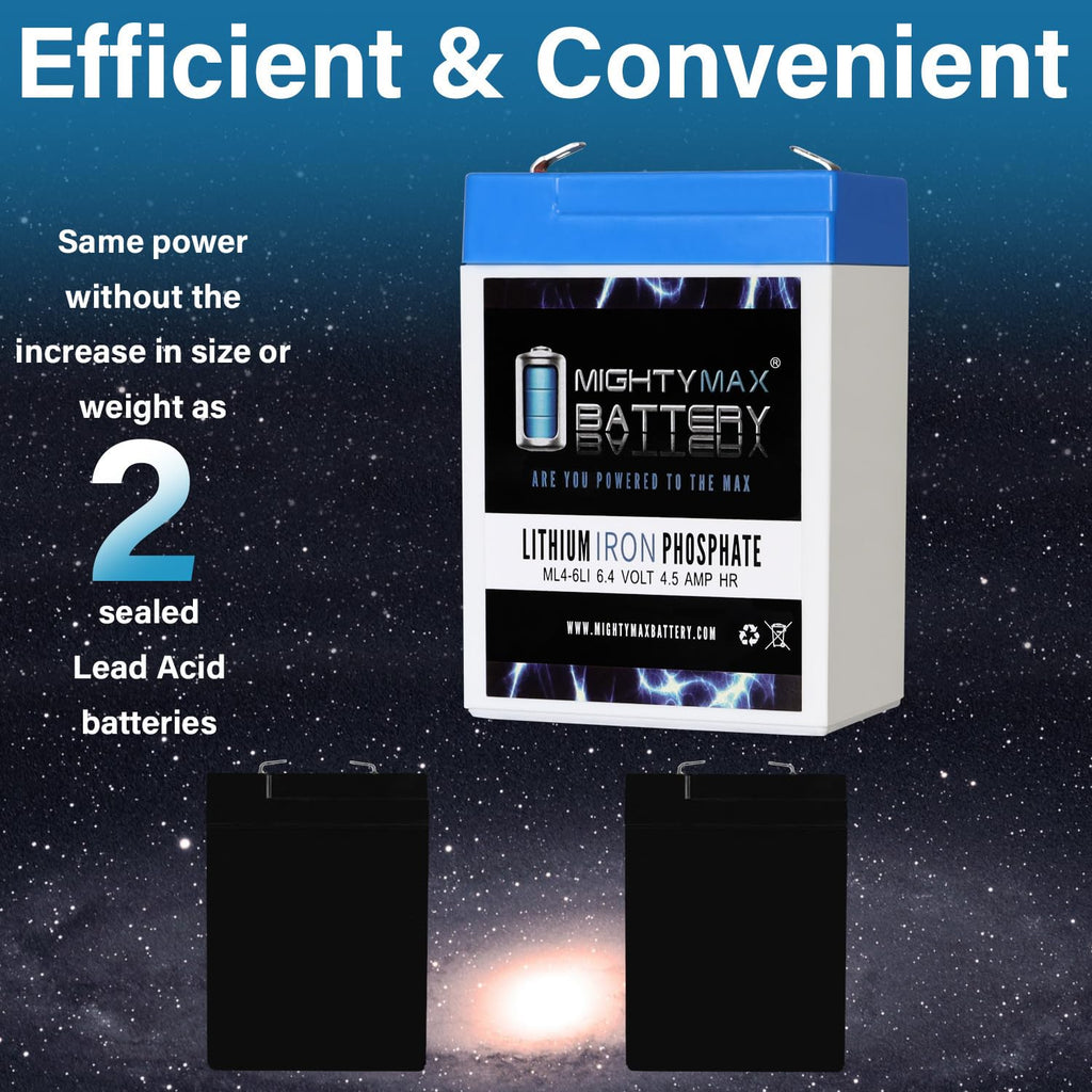 6V 4.5AH Lithium Replacement Battery D284147