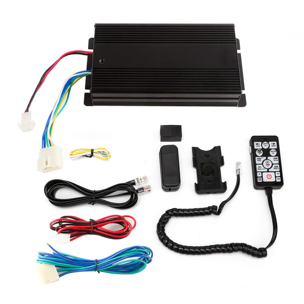 12V 400W 37 Tones Warning Emergency Siren PA System V1474
