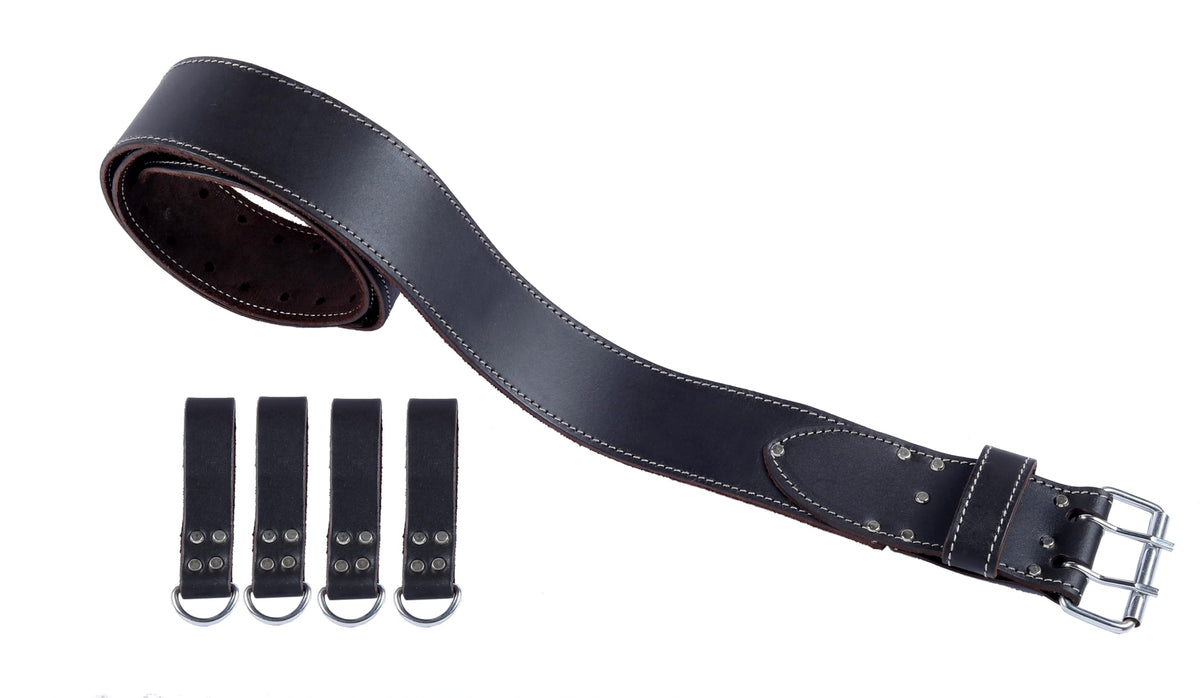 Brown Leather 22-Pocket Tool Belt O493915