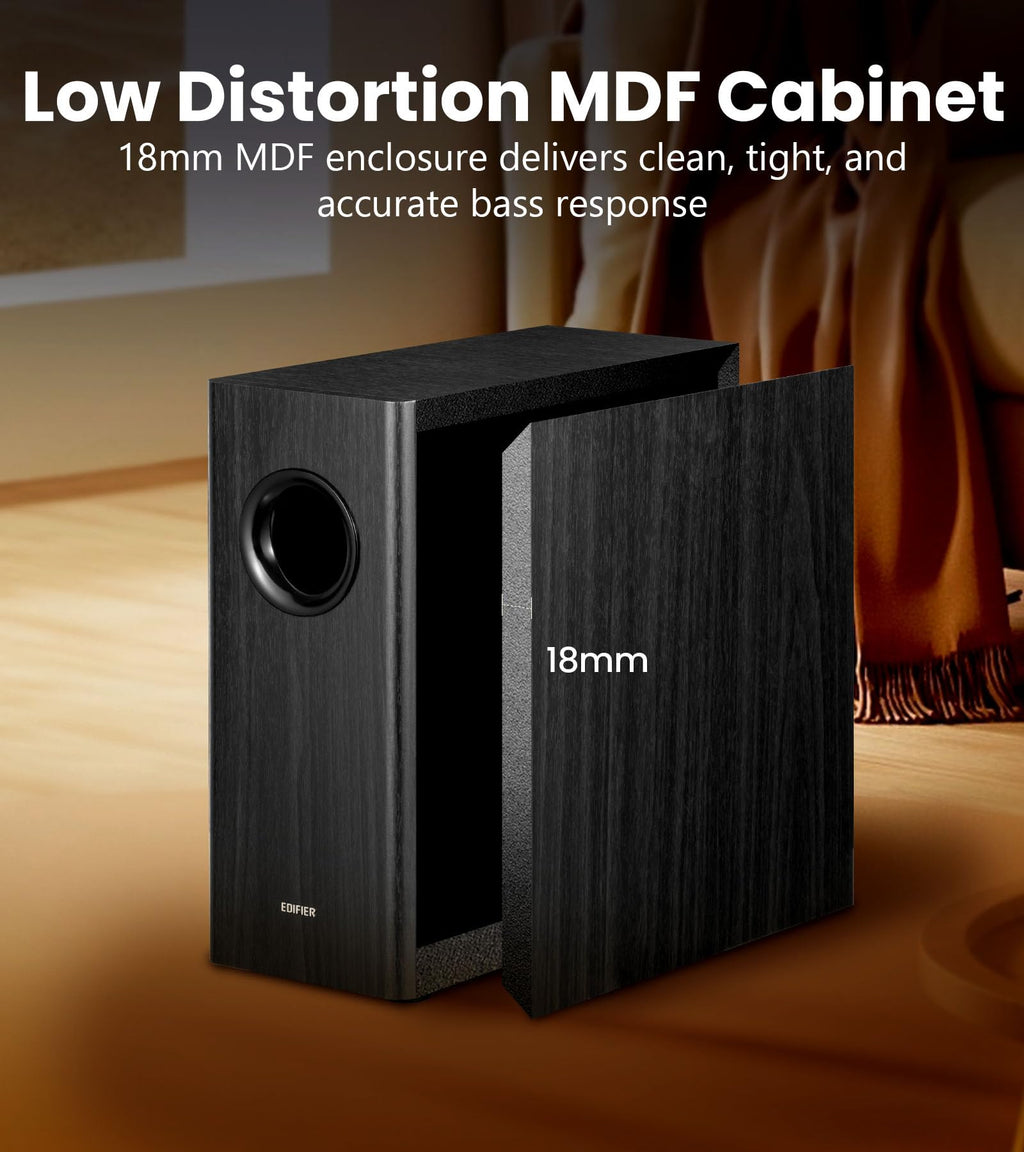 Black Powered Subwoofer O21525