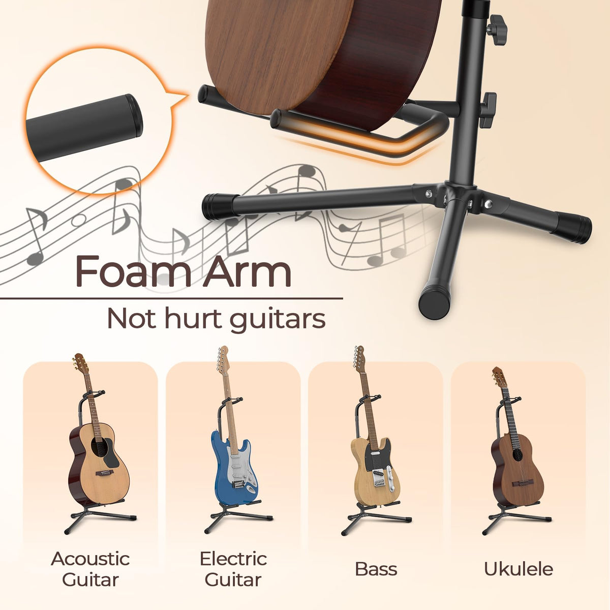 Adjustable Folding Guitar Stand J3182