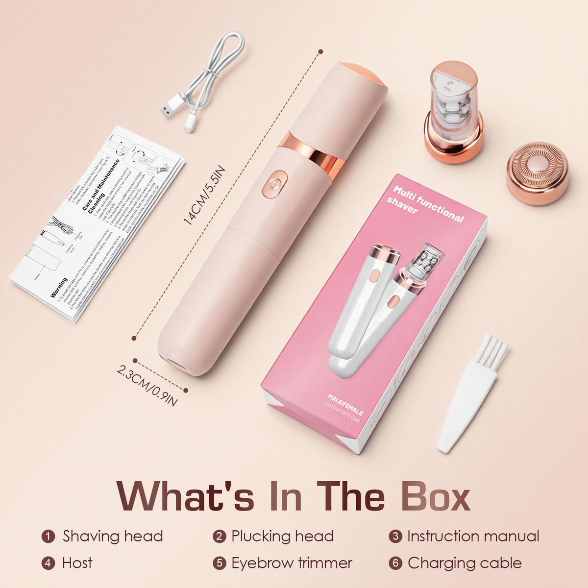 Women Face Epilator Facial Hair Removal X84464