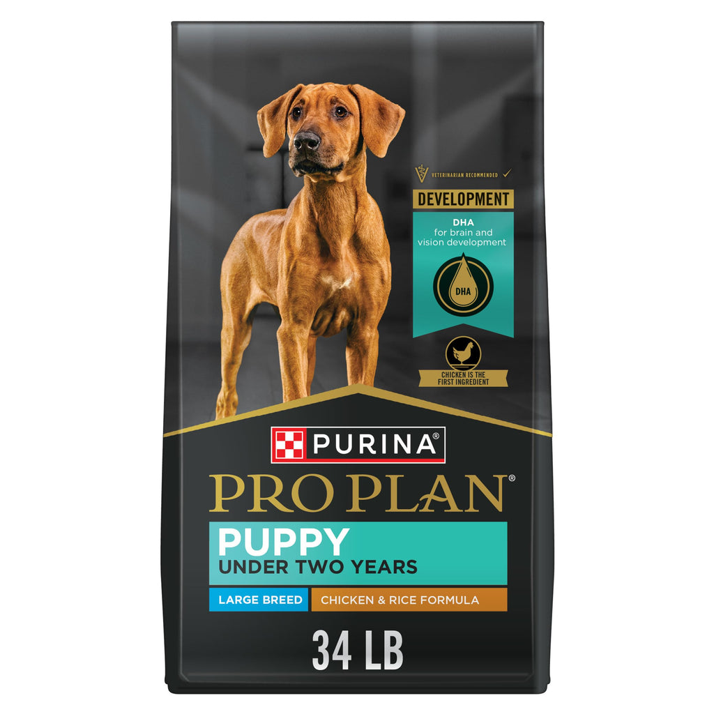 Chicken & Rice Dry Puppy Food 34 lb Bag Y718