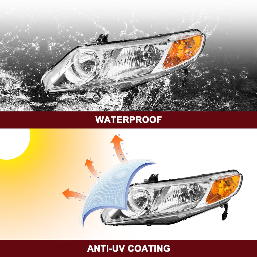 Halogen Headlight Assembly M52683