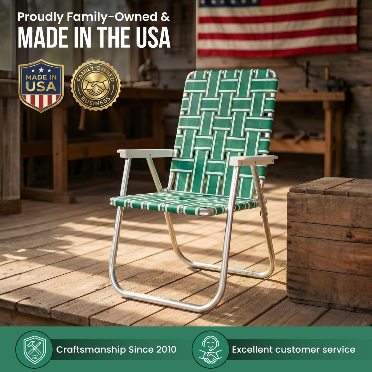 Folding Aluminum Outdoor Patio Lawn Chair T7902