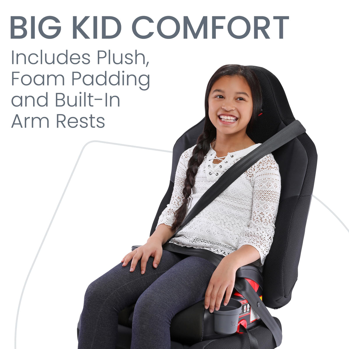 2-Stage Belt-Positioning Booster Car Seat W288607