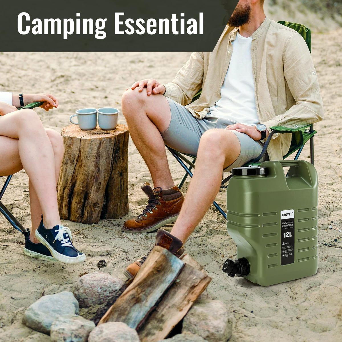 3.2 Gallon Camping Water Jug with Spout V591788