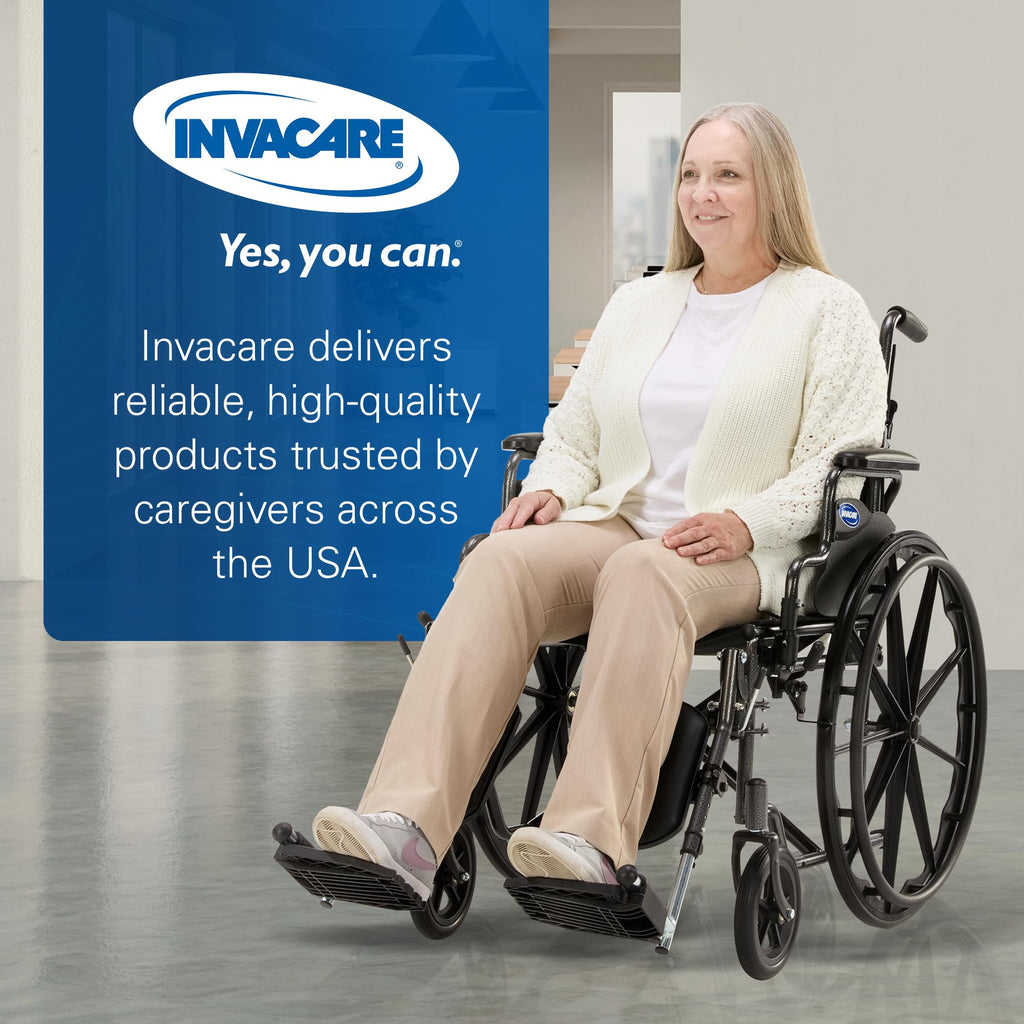 Compact Folding Manual Wheelchair with Swing-Away Footrests X6510