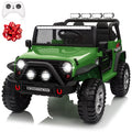 24V 4WD Ride on Truck Car with 800W Motors, Remote Control, 2 Seaters, Green N98262