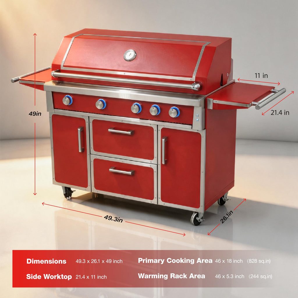 49" 99,000 BTU Stainless Steel Gas Grill Y98417