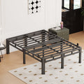 Queen 18 Inch Tall Metal Platform Bed Frame Y319