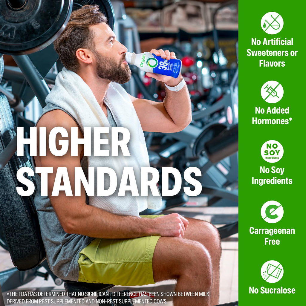 High Protein Grass-Fed Shake, Vanilla, 14 oz, 12pk H80267