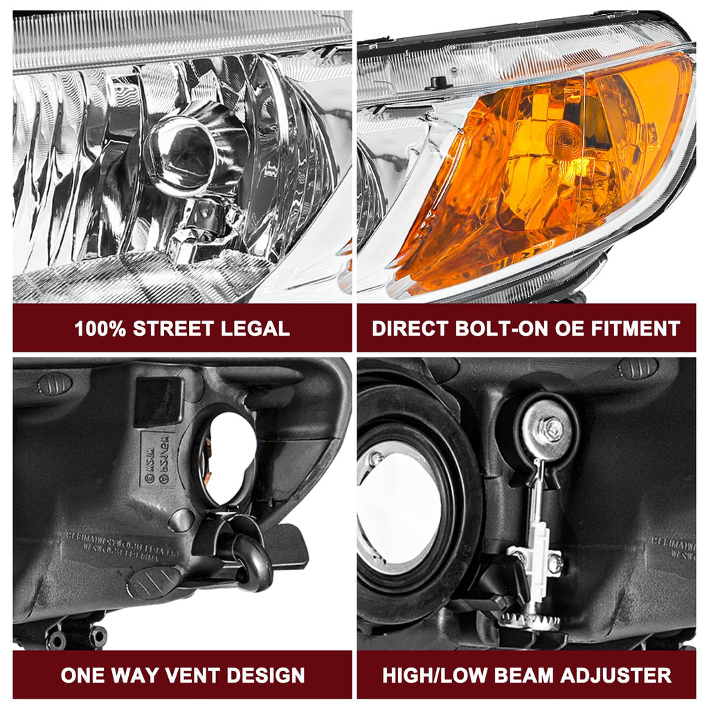 Halogen Headlight Assembly M52683
