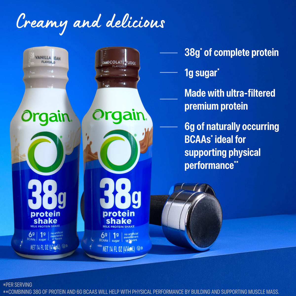 High Protein Grass-Fed Shake, Vanilla, 14 oz, 12pk H80267