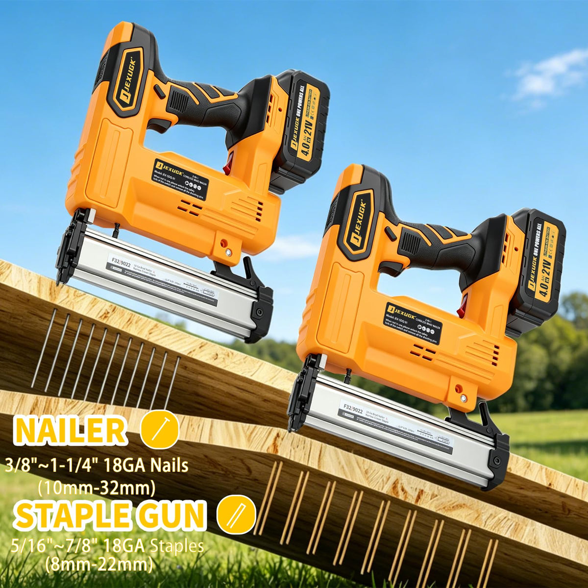 Cordless Nail Gun with Battery W2681