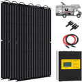 300 Watts 12 Volts ETFE Flexible Monocrystalline Solar Panels with 30A MPPT Charge Controller X625