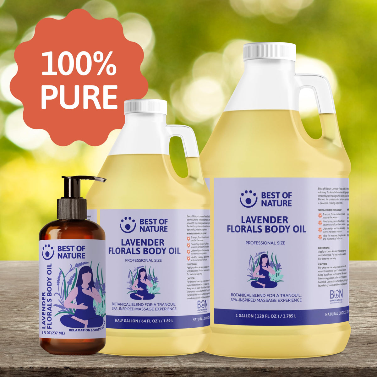Lavender Aromatherapy Massage & Body Oil F3963