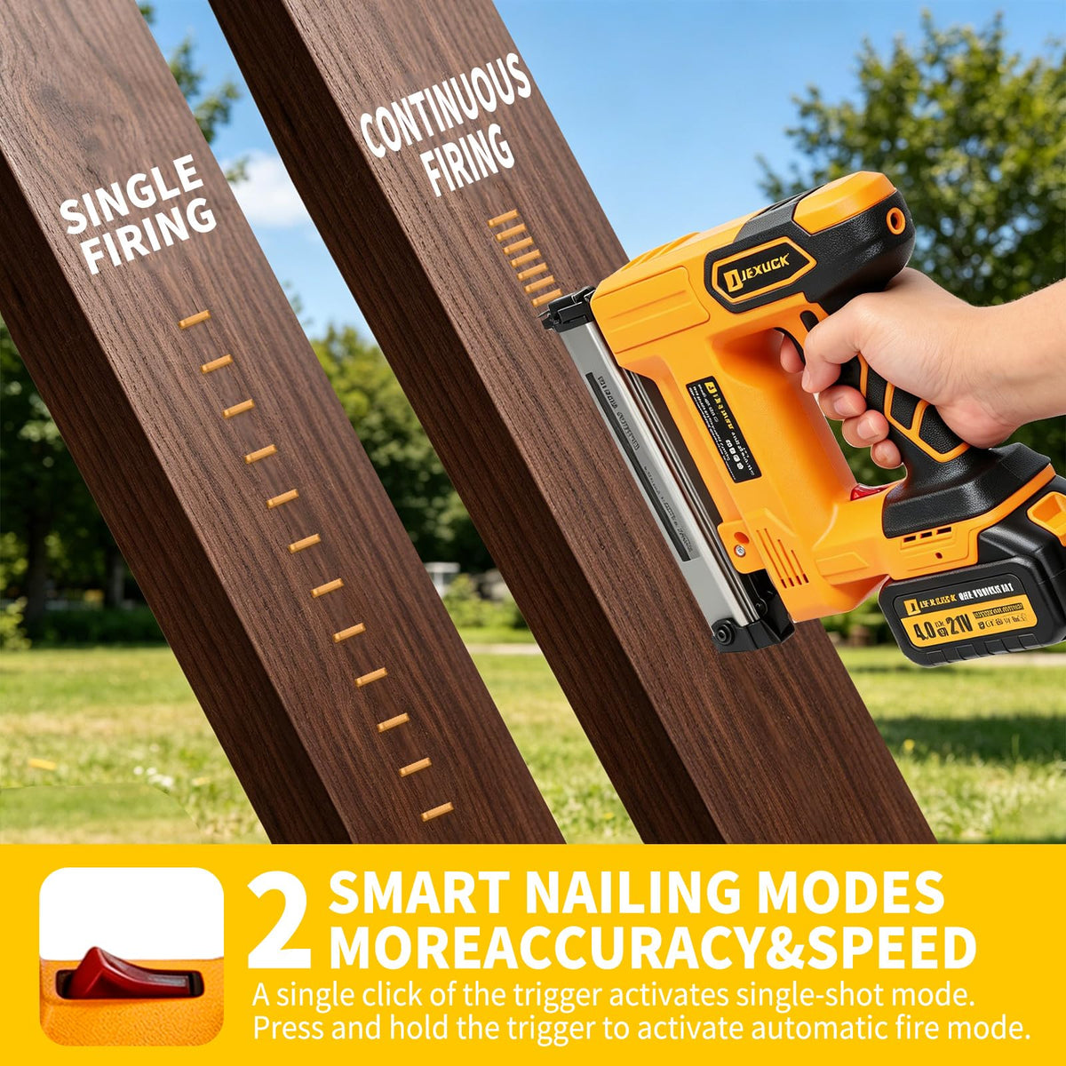 Cordless Nail Gun with Battery W2681