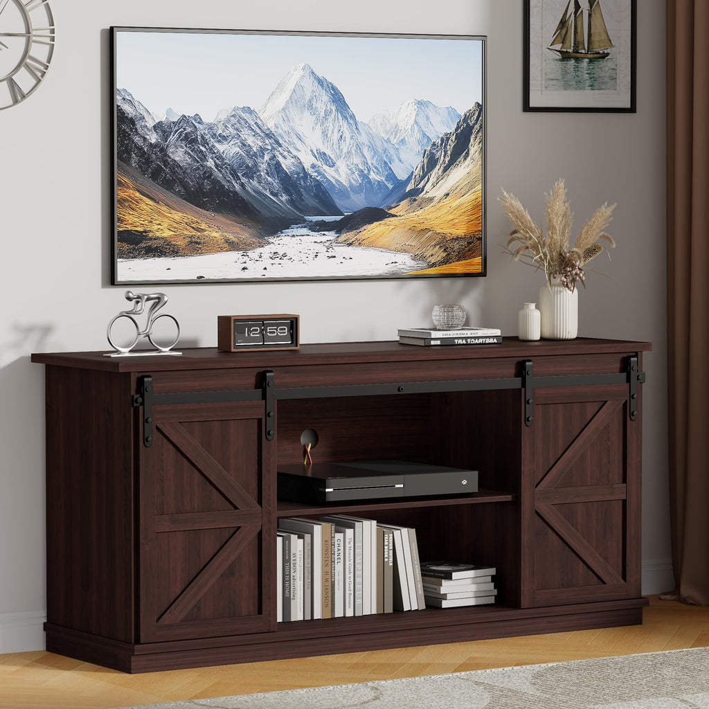 Rustic Oak 4 Drawer TV Stand G204