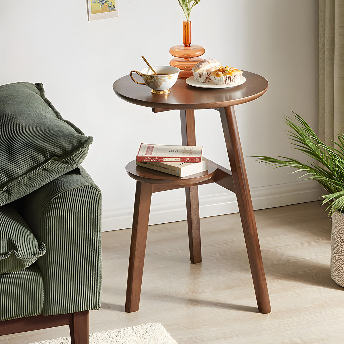 2-Tier Round Side Table T57413
