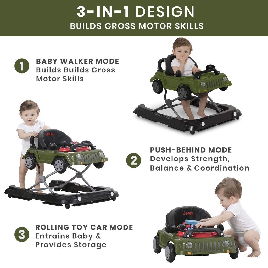 Green 3-in-1 Activity Walker G812246