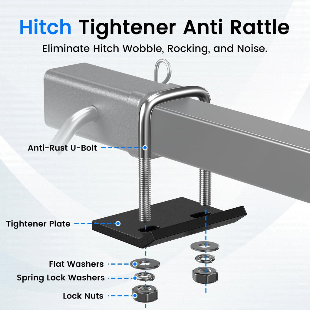 Truck Bed Extender Hitch Mount with Flag E691