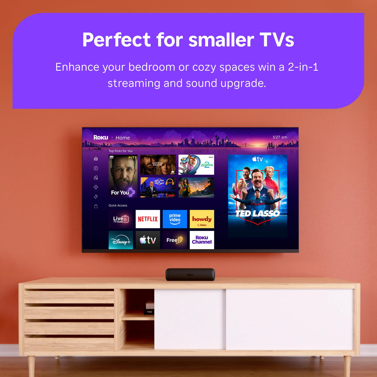 4K Soundbar with Built-in Streaming Device Y91998