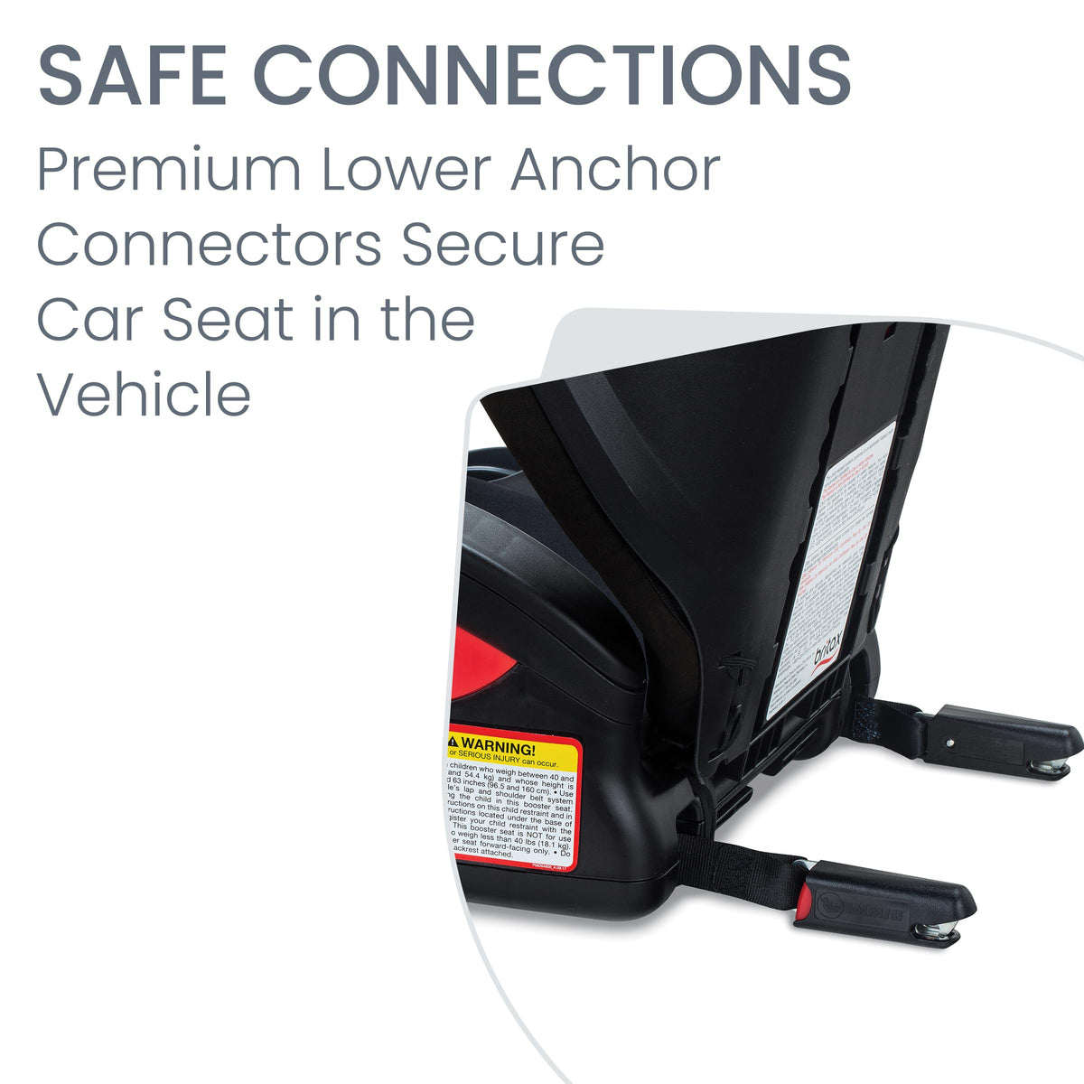2-Stage Belt-Positioning Booster Car Seat W288607
